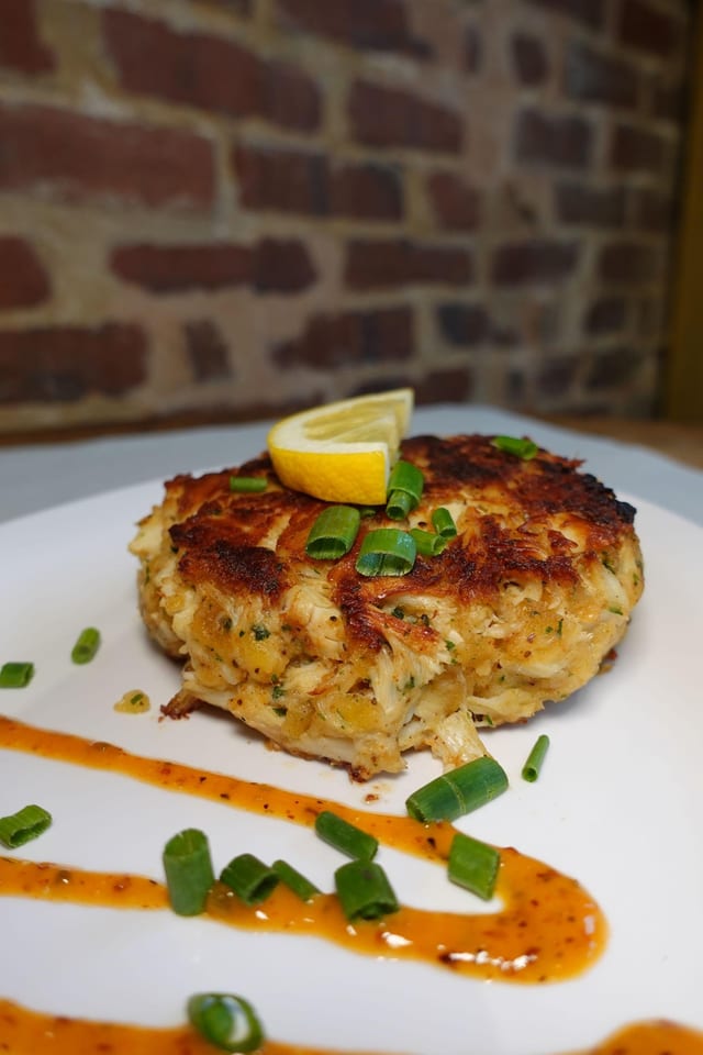 Maryland Style Crab Cake.