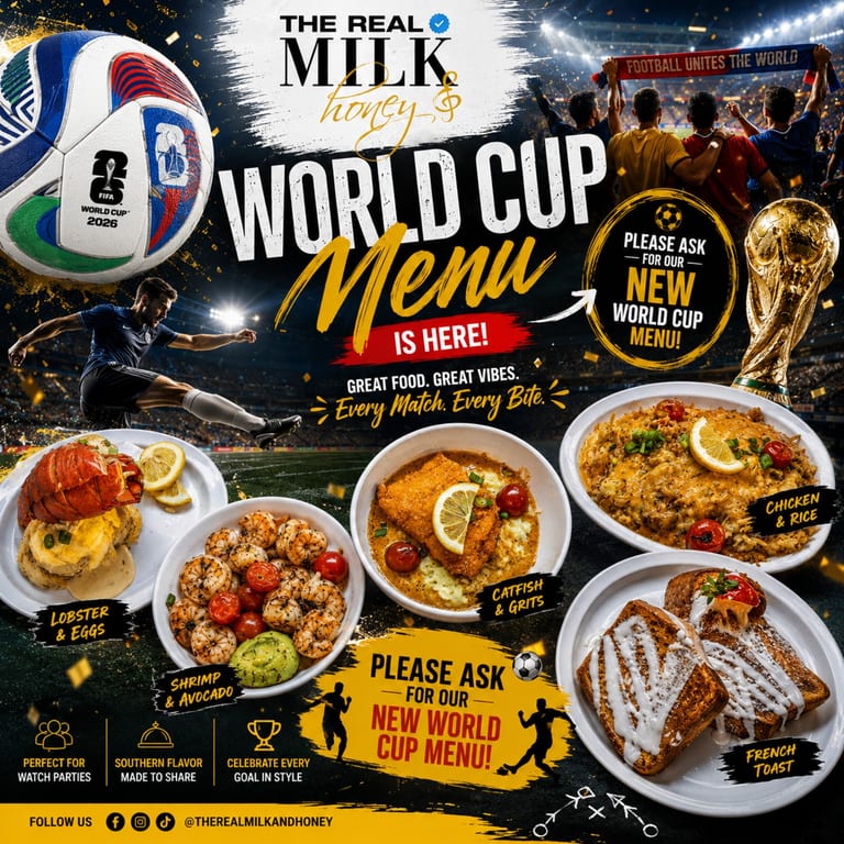 🏆 Introducing Our New World Cup Menu